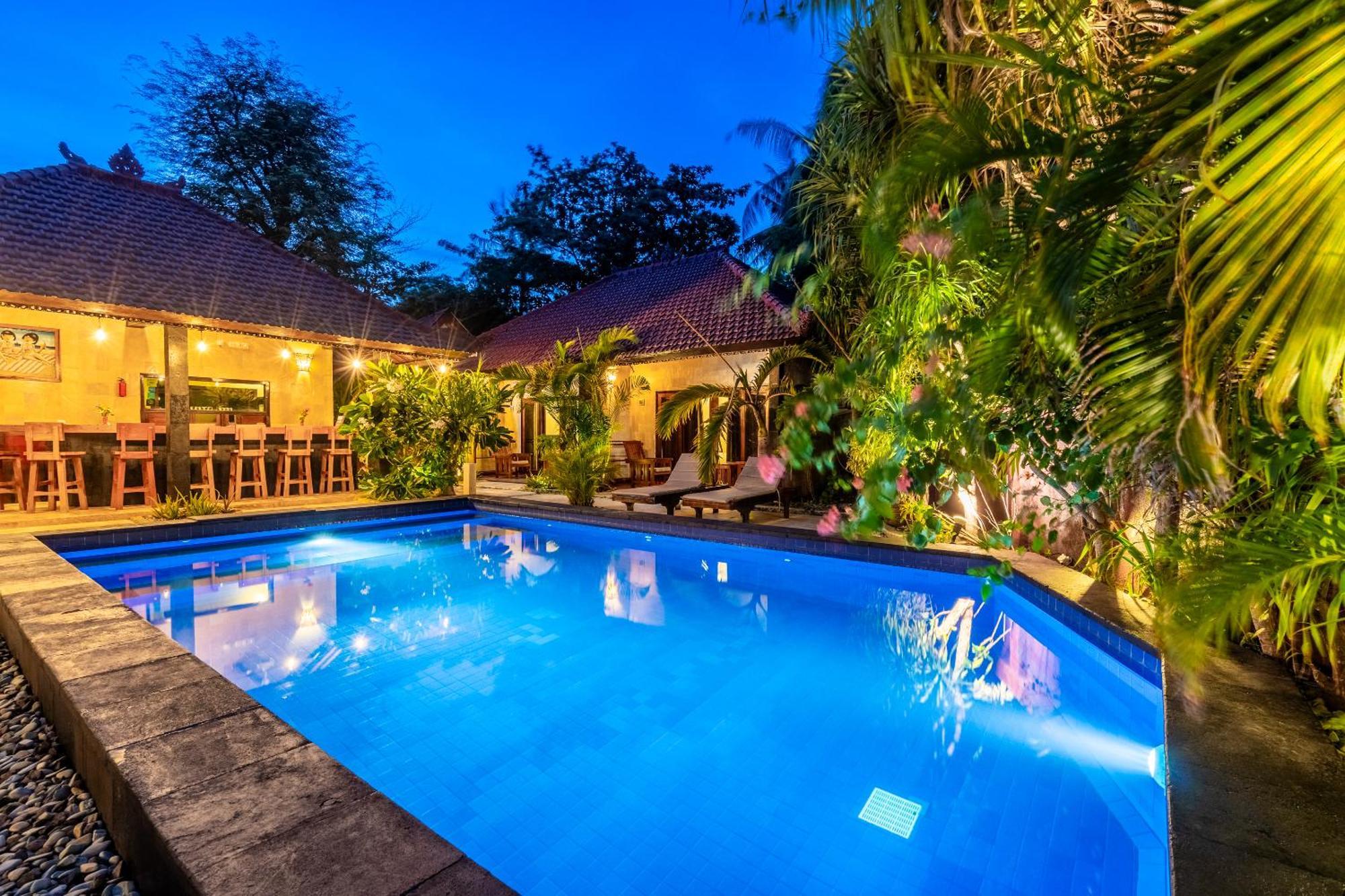 Senang Villa Gili Air Buitenkant foto