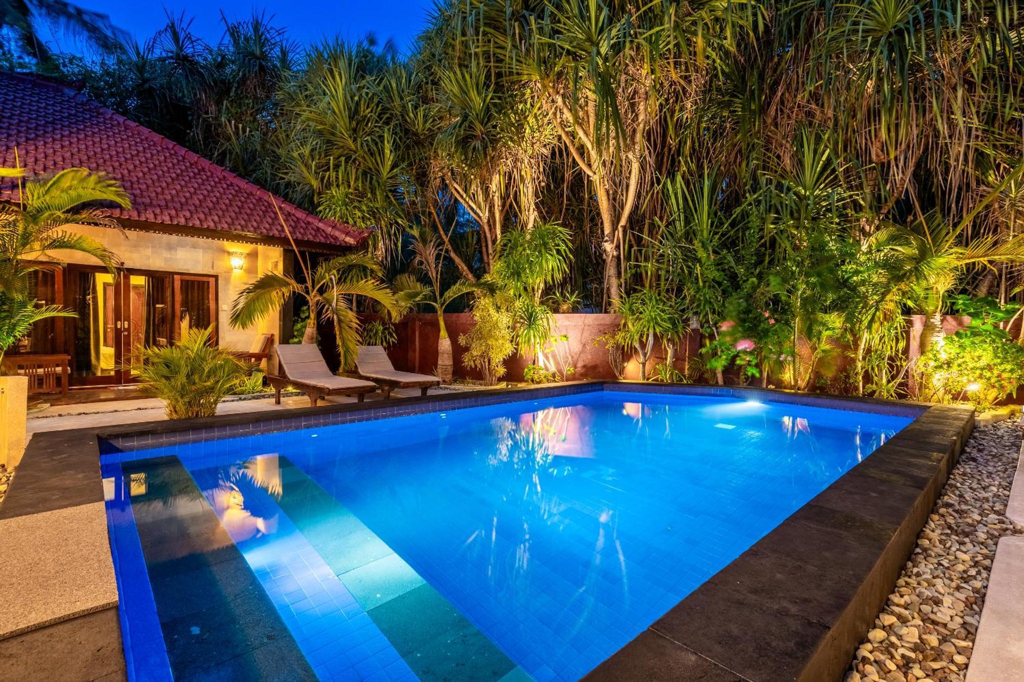 Senang Villa Gili Air Buitenkant foto