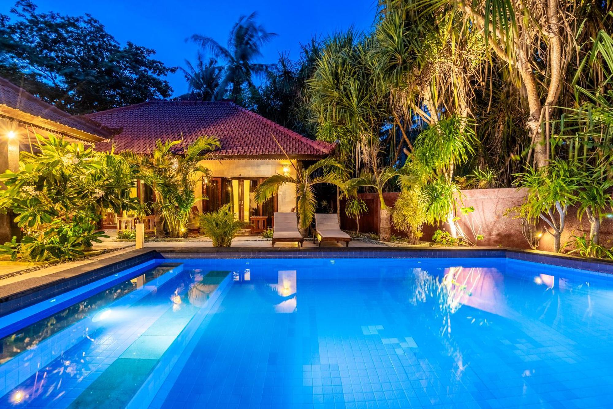 Senang Villa Gili Air Buitenkant foto